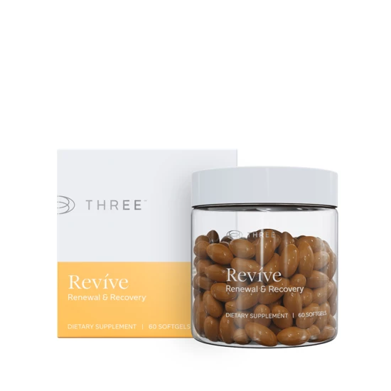 Official THREE Revíve carton and product